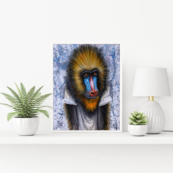 Mico the Mandrill (8x10 print)